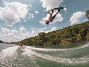 JB O'neill wakeboarding