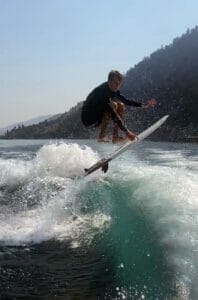 Turner Gebers wake surfing