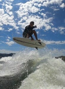 Turner Gebers wake surfing